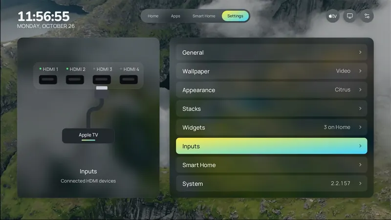 HDMI inputs