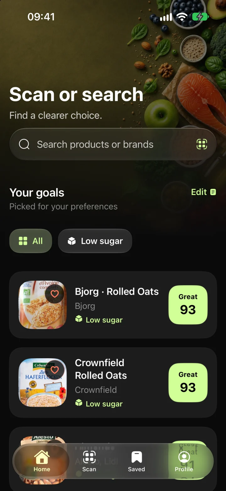 Pickly — Open. Scan. Choose.