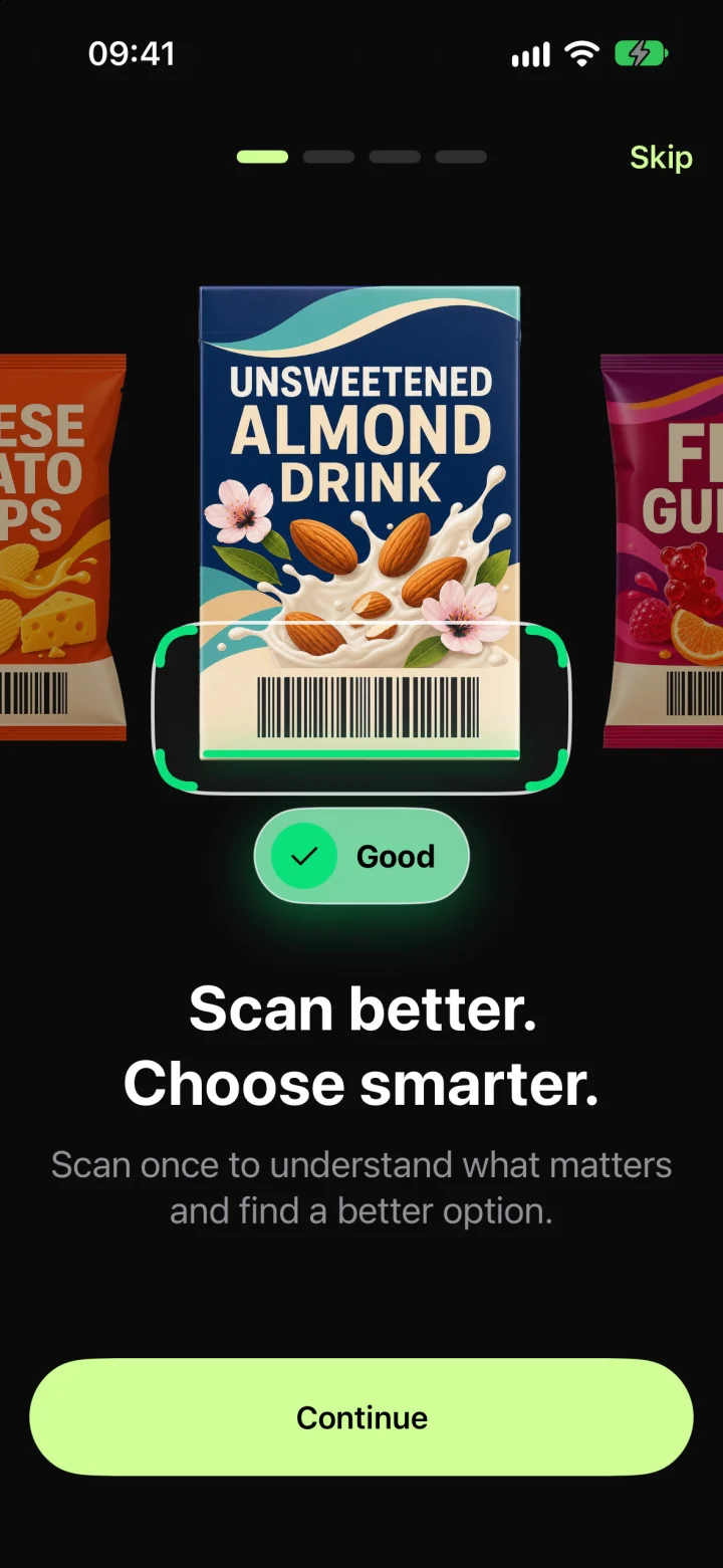 Pickly — Open. Scan. Choose.